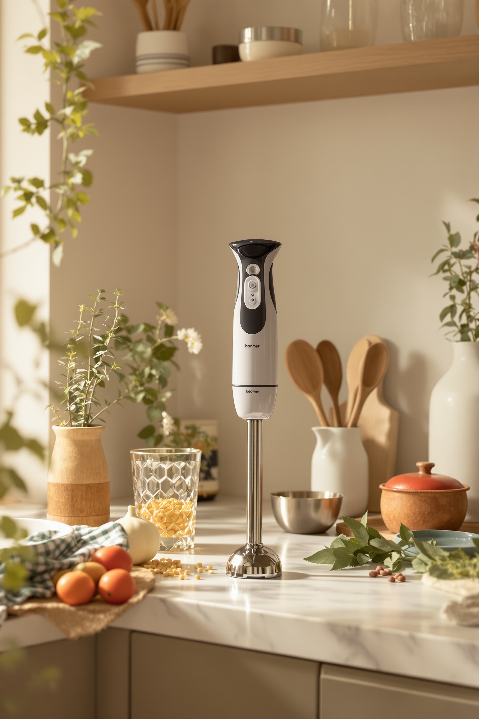 Rechargeable Handheld Immersion Blender
